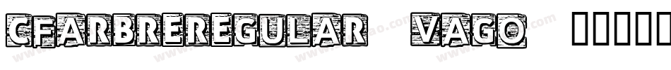 CfArbreRegular-vaGO字体转换
