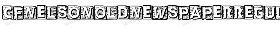 CfNelsonoldnewspaperRegular-0LYR字体转换