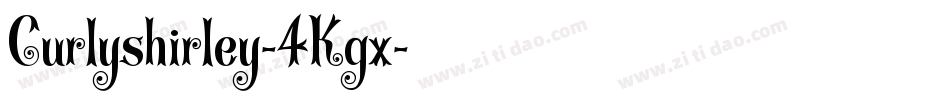 Curlyshirley-4Kgx字体转换