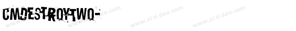 CMDestroyTwo字体转换