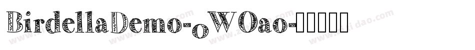 BirdellaDemo-0WOao字体转换