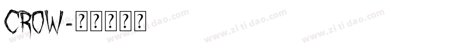 Crow字体转换