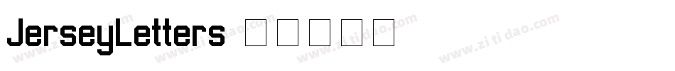 JerseyLetters字体转换