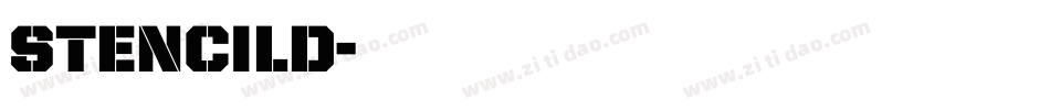 StencilD字体转换