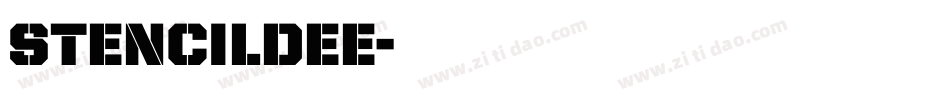 StencilDEE字体转换