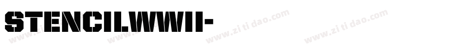 StencilWWII字体转换