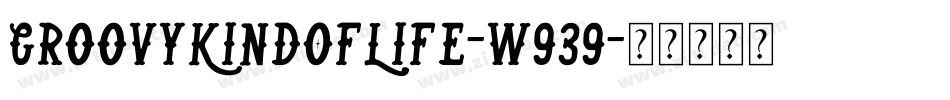 GroovyKindOfLife-w939字体转换