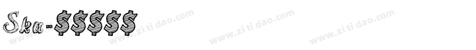 Ska字体转换