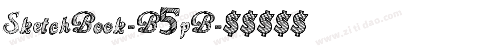 SketchBook-B5pB字体转换