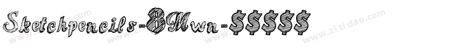 Sketchpencils-8Mwn字体转换