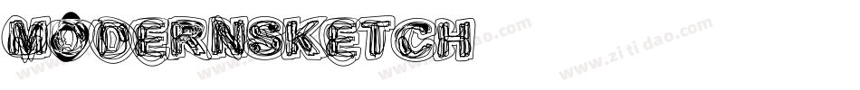 ModernSketch字体转换