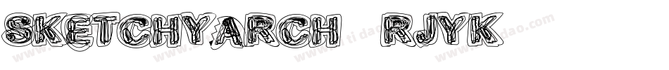 Sketchyarch-rJYK字体转换