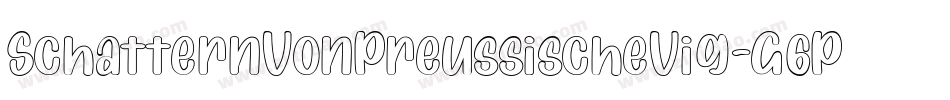 SchatternVonPreussischeVi9-G6Py字体转换