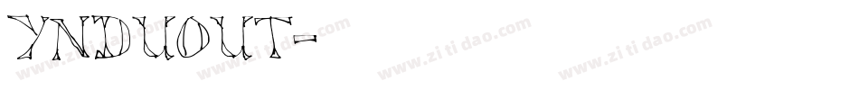 YnduOut字体转换