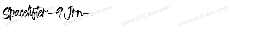 Spacelifter-9Jrn字体转换
