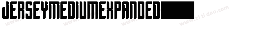 JerseyMediumExpanded字体转换