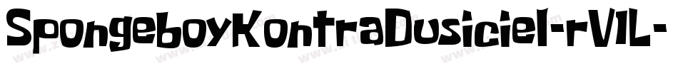 SpongeboyKontraDusiciel-rV1L字体转换