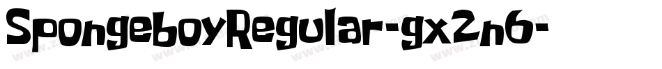 SpongeboyRegular-gx2n6字体转换