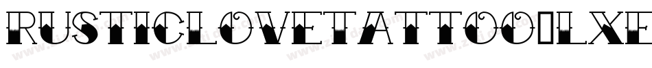 RusticLoveTattoo-LxE4字体转换