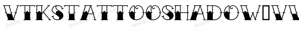 VtksTattooShadow-VV9e字体转换