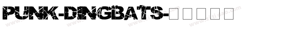 Punk-Dingbats字体转换