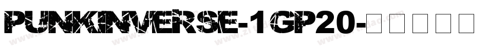 PunkInverse-1GP20字体转换