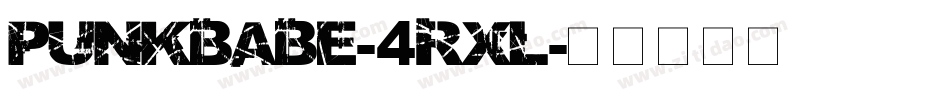 Punkbabe-4Rxl字体转换