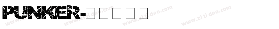 Punker字体转换