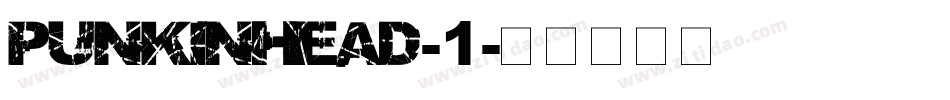 Punkinhead-1字体转换