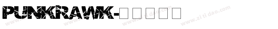 Punkrawk字体转换
