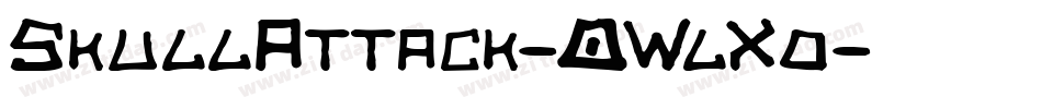 SkullAttack-0WlXo字体转换