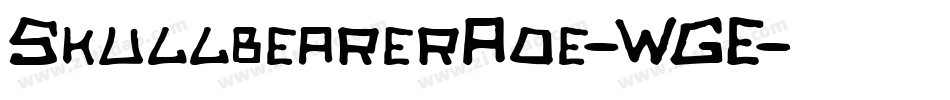 SkullbearerAoe-WGE字体转换