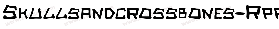Skullsandcrossbones-RppKM字体转换