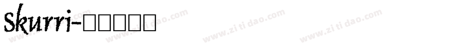 Skurri字体转换
