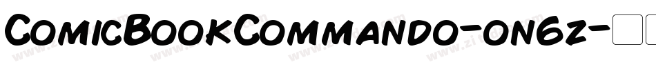 ComicBookCommando-on6z字体转换