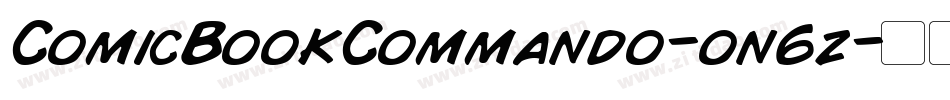 ComicBookCommando-on6z字体转换