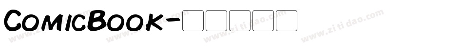 ComicBook字体转换