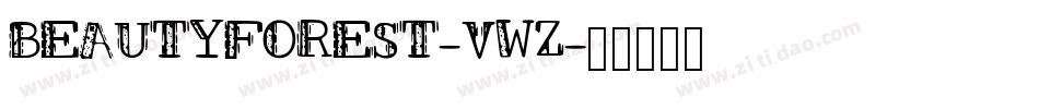 Beautyforest-0VWz字体转换