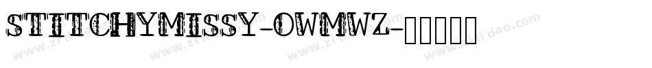 StitchyMissy-owMWz字体转换