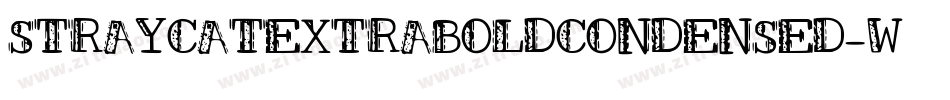 StrayCatExtraboldCondensed-55wz字体转换