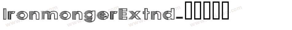 IronmongerExtnd字体转换