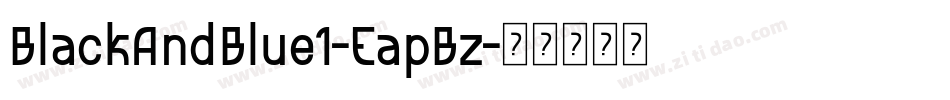 BlackAndBlue1-EapBz字体转换