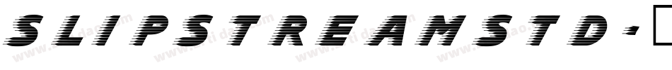 SlipstreamStd字体转换