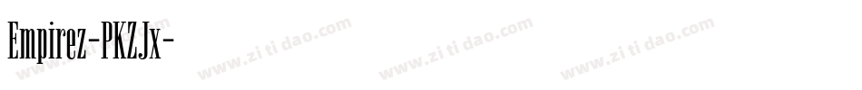 Empirez-PKZJx字体转换