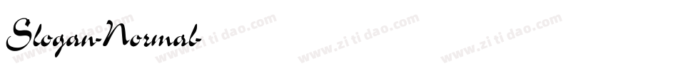 Slogan-Normal字体转换