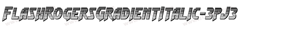 FlashRogersGradientItalic-3pJ3字体转换