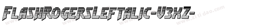 FlashRogersLeftalic-V3xZ字体转换