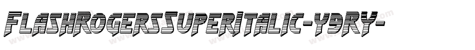 FlashRogersSuperItalic-y9RY字体转换