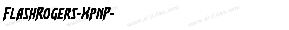 FlashRogers-XpnP字体转换