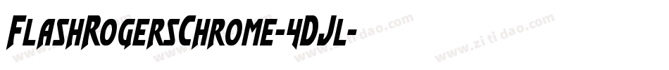 FlashRogersChrome-4DJl字体转换